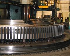 Machining of girth gear